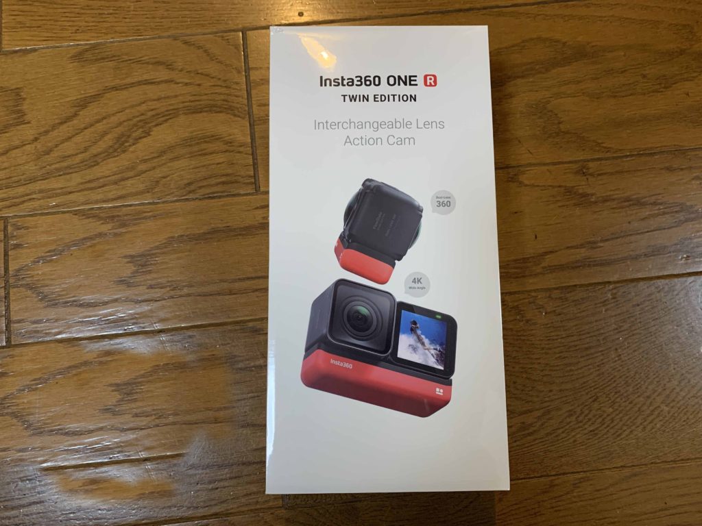 insta360が来て嬉しい