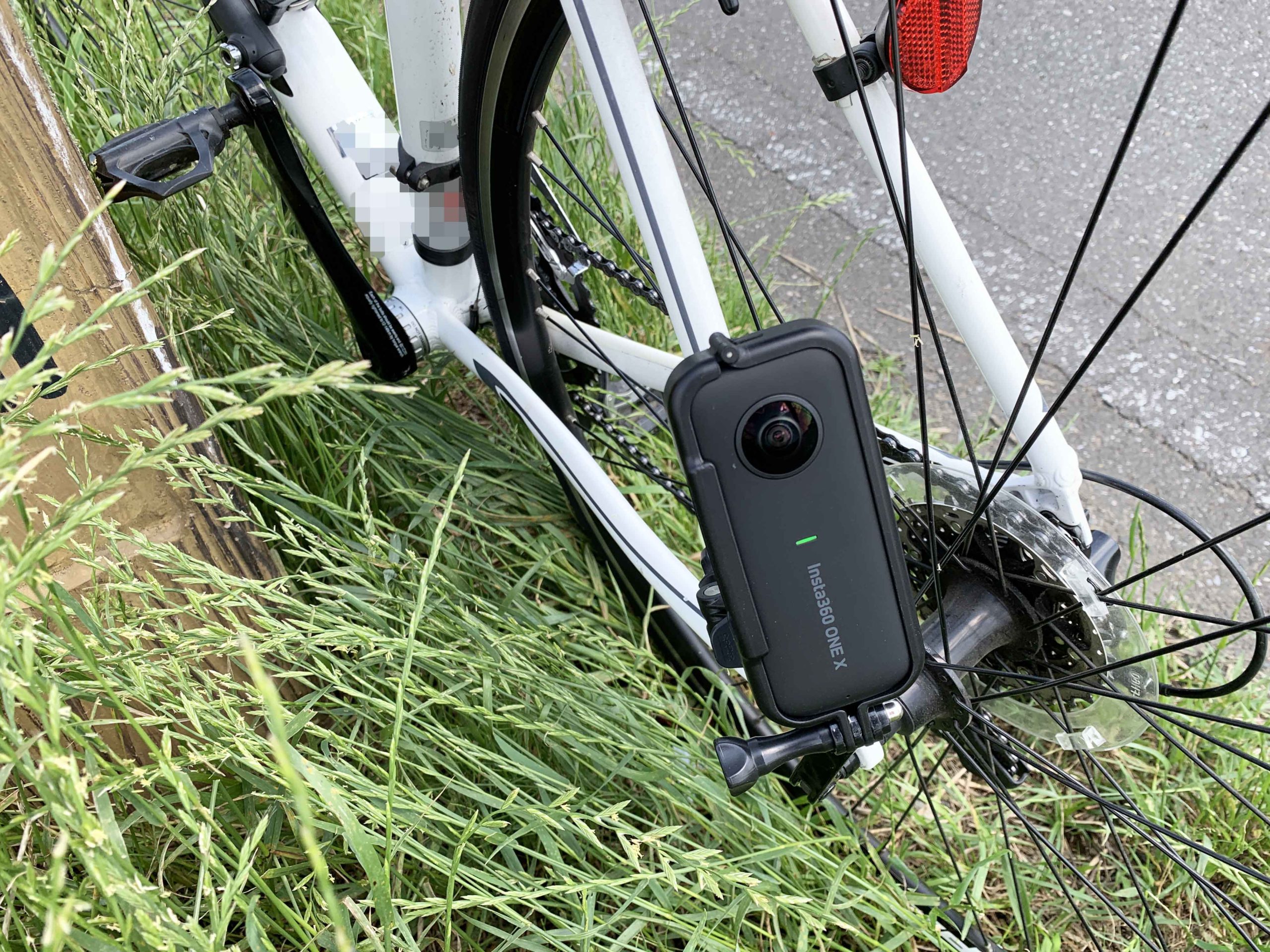 Insta360one X ロードバイク 撮影する時の設置位置に悩む 偉くなくとも正しく生きたい アキのブログ